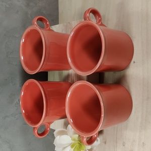Fiesta O Ring mugs in Persimmon